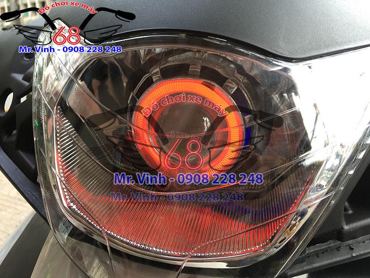Hình ảnh: Đèn pha Led bi gương cầu cực sáng giá rẻ tại Shop đồ chơi xe máy 68 TpHCM Q1