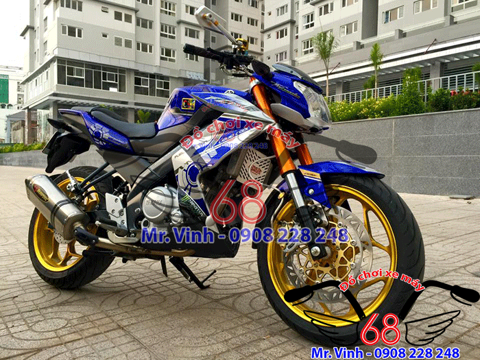 Hình ảnh: Cánh gà Z 250 độ cho xe FZ cực đẹp giá rẻ tại shop đồ chơi xe máy 68 TpHCM Q1