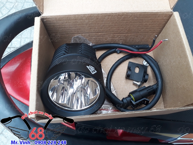 Hình ảnh: Đèn trợ sáng L4X độ cho các dòng xe giá rẻ tại shop 68 TPHCM Q1