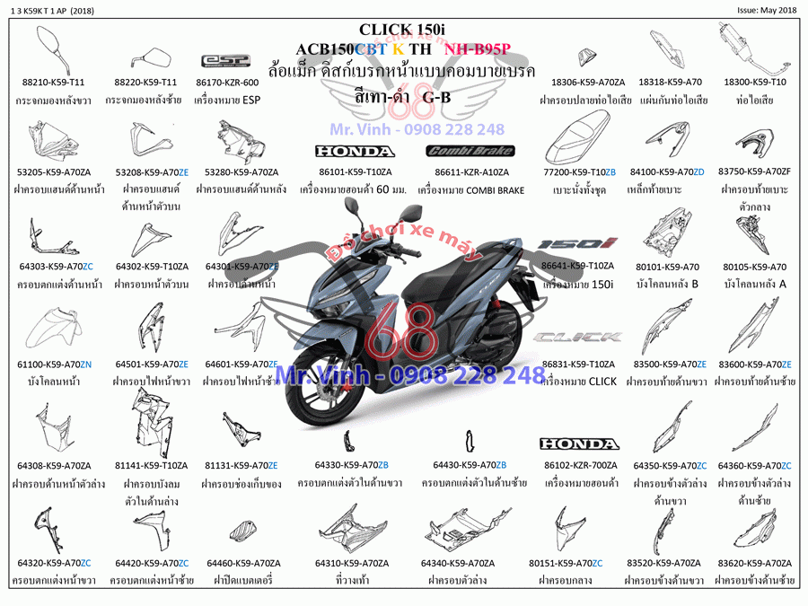 Honda Vario 125 Hyper Sporty độ hàng hiệu chính hãng cho dân chơi