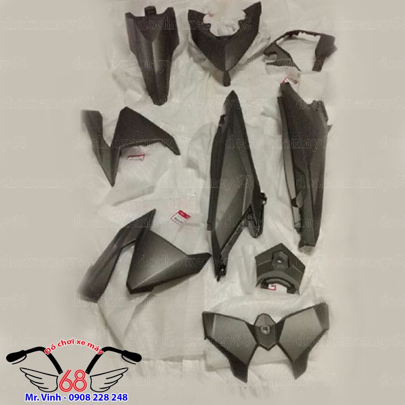 Hình ảnh: Dàn áo đầy đủ Vario 150 màu đen nham tại shop 68 TPHCM Q1 Q7