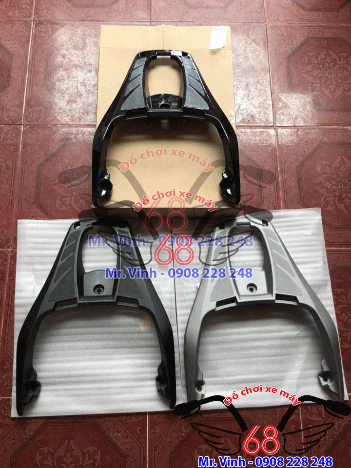 Cảng sau nhôm nguyên khối cho SH350i, SHVN, chính hãng ZHI.PAT - Hình ảnh 5