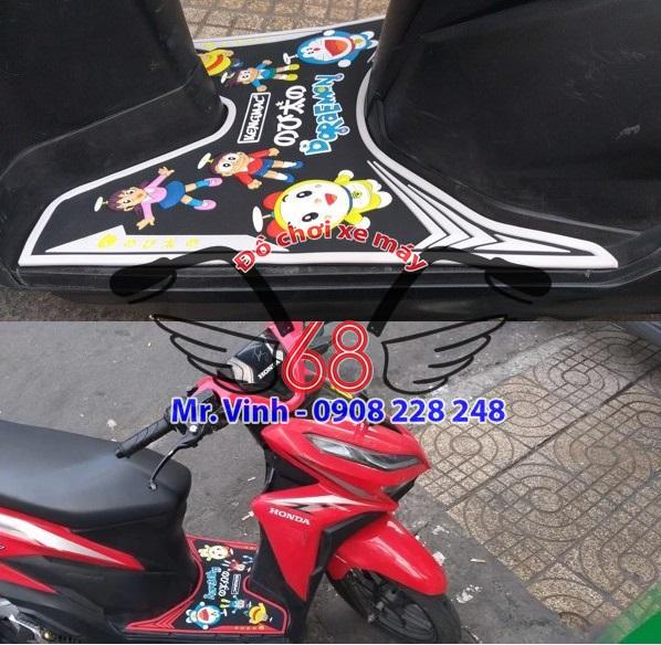 Thảm lót chân Vario, Click hình Doraemon