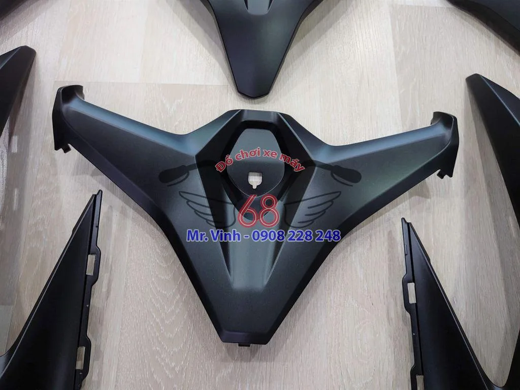 Bộ dàn áo Honda Click 150i 2018 - 2019 đen nhám - Ảnh 2