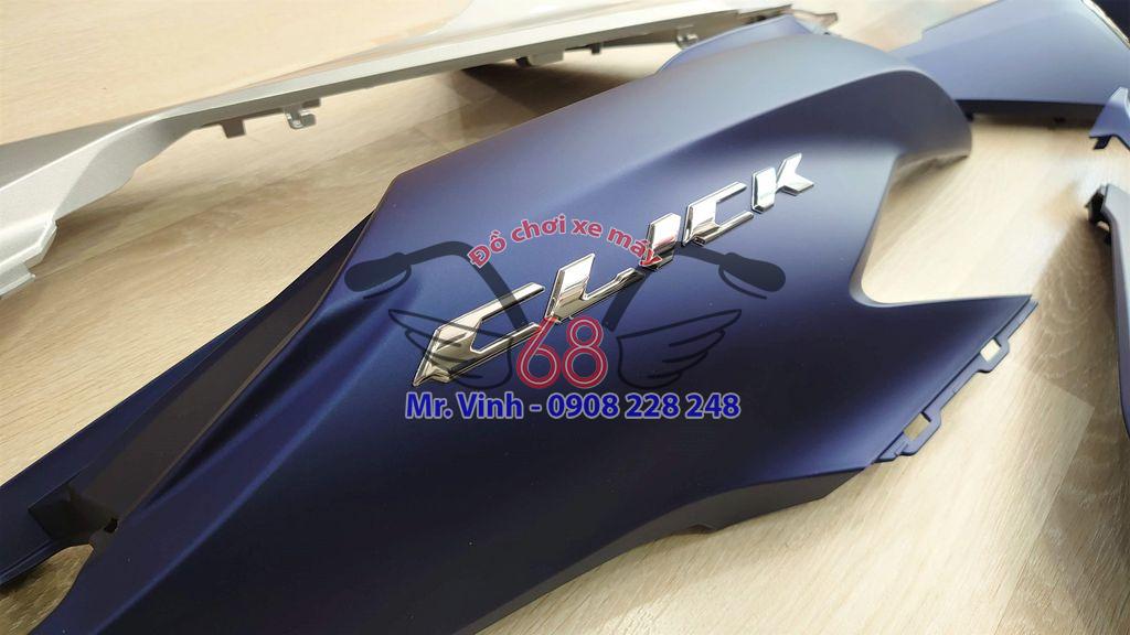 Bộ dàn áo Honda Click 150i Thái Lan màu xanh nhám mẫu 2021 - Hình ảnh 2