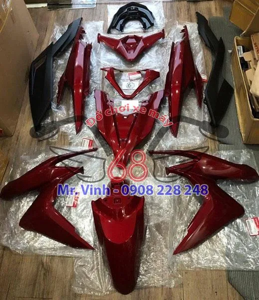 Bộ dàn áo đỏ – Click 125 2018