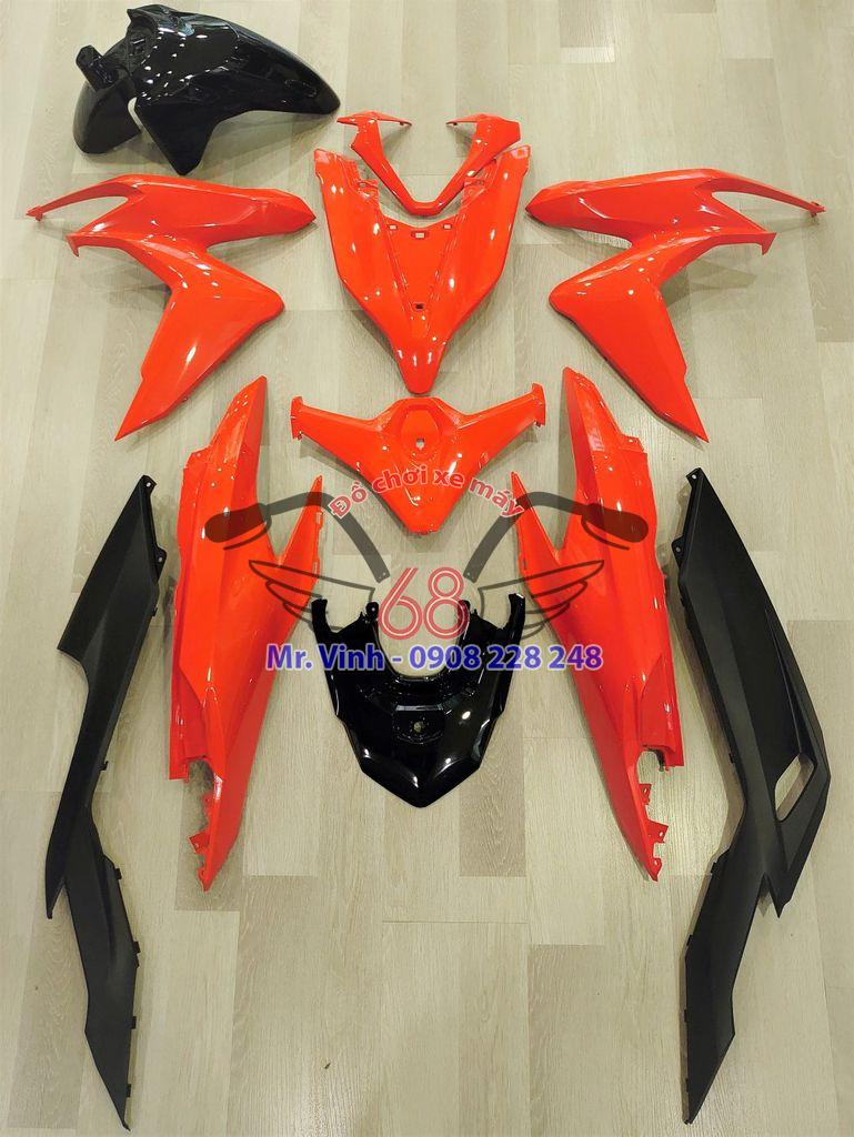 Dàn áo Honda Click 125i đời 2019 màu cam - Hình ảnh 4