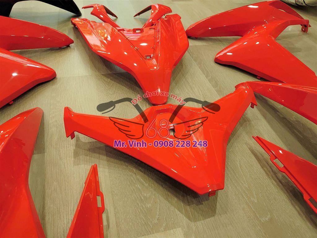 Dàn áo Honda Click 125i đời 2019 màu cam - Hình ảnh 2