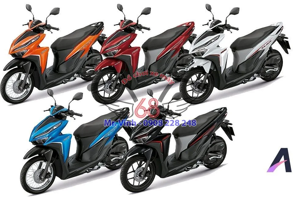 Dàn áo Honda Click 125i đời 2019 màu xanh dương - Ảnh 3