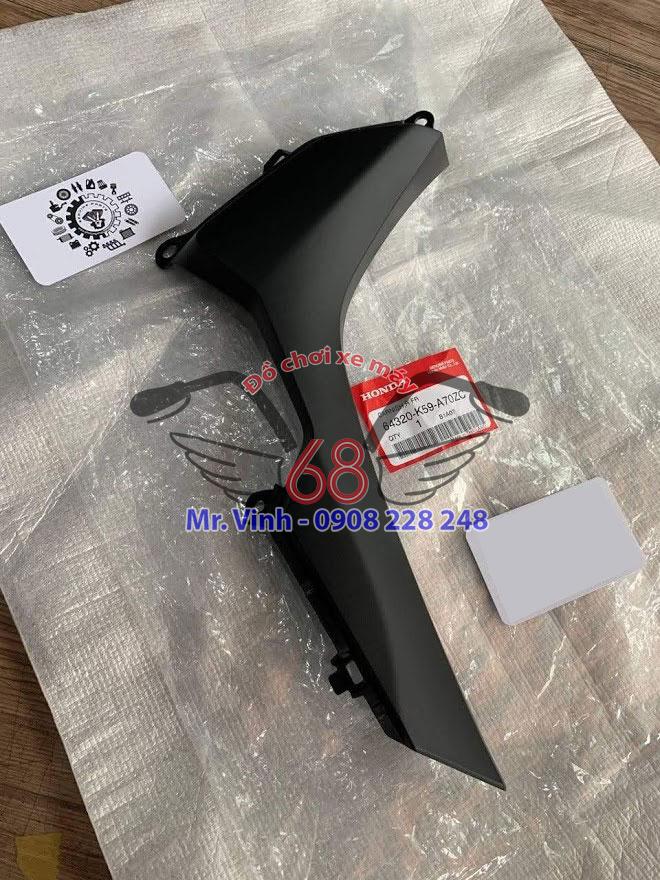 Nhựa nhám yếm phải đen – Vario, Click 2018