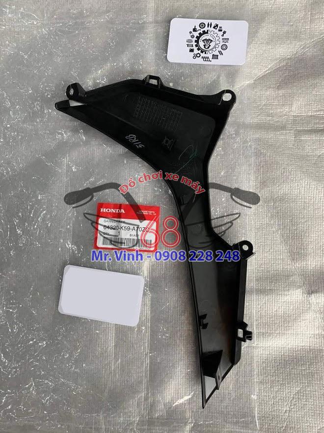 Nhựa nhám yếm phải đen – Vario, Click 2018 - Hình ảnh 2