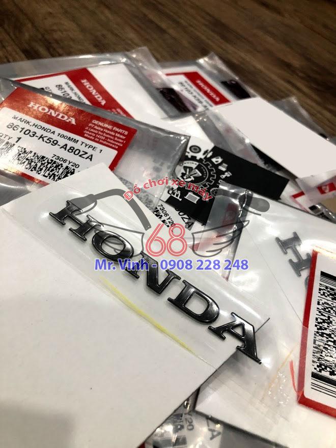 Tem chữ nổi Honda xám khói – Vario 2018 - Hình ảnh 2