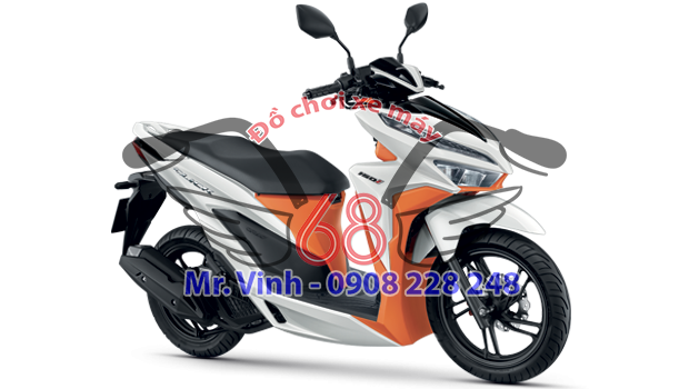 Bộ dàn áo Honda Click 150i đời 2019 màu trắng