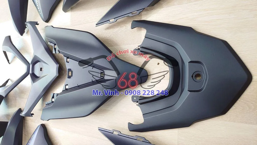 Bộ dàn áo Honda Vario 125 - 150i đời 2020 màu xanh nhám - Ảnh 4