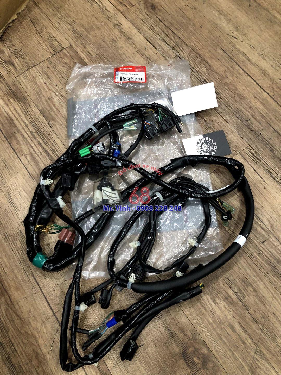 Bộ dây điện sườn – Vario, Click 150 2018