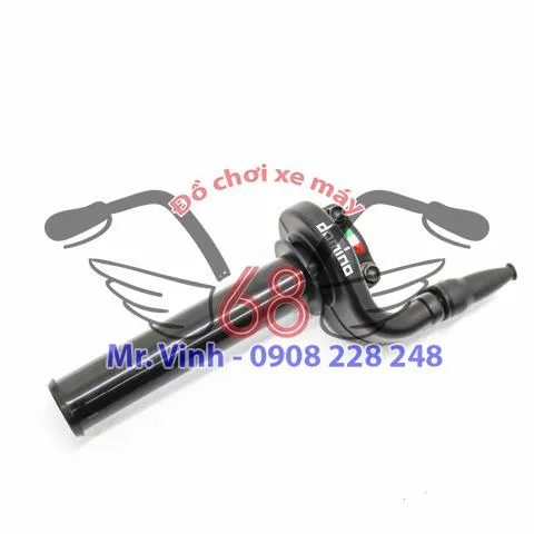 Cùm tăng tốc Domino 2 dây ga dưới màu đen chính hãng