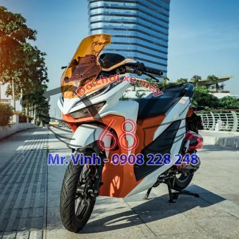 Kính chắn gió ZhiPat độ cho Vario, Click - Ảnh 3