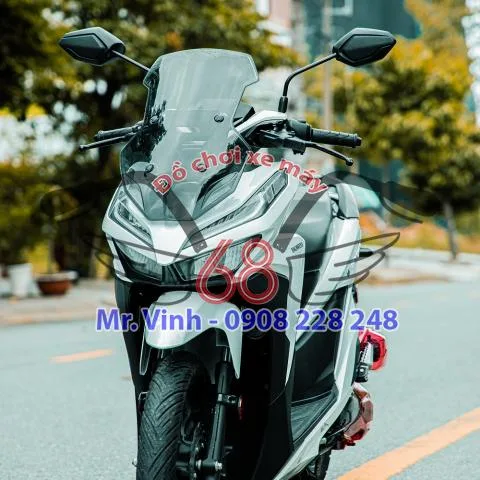 Kính chắn gió ZhiPat độ cho Vario, Click - Ảnh 2
