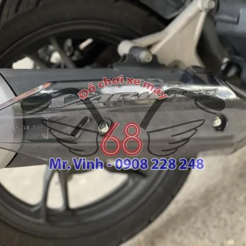 Ốp pô trong suốt cho Vario, Click 2018 - 2020 - Ảnh 2