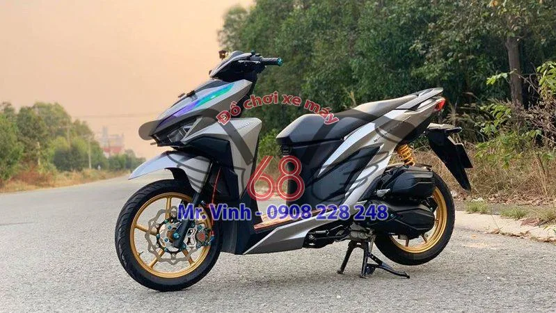 vario màu bạc kiểng