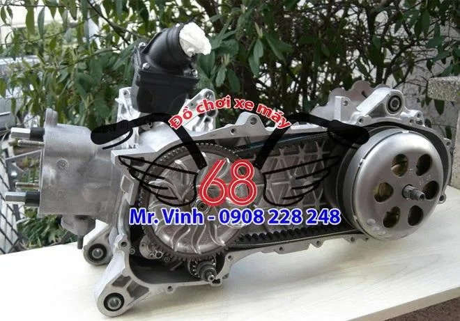 Nguyên lý hoạt động của bộ nồi xe tay ga