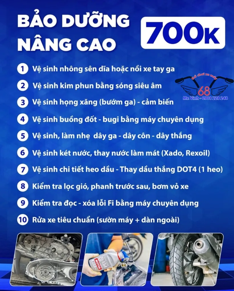 Bảng giá và các bước vệ sinh nồi tay ga