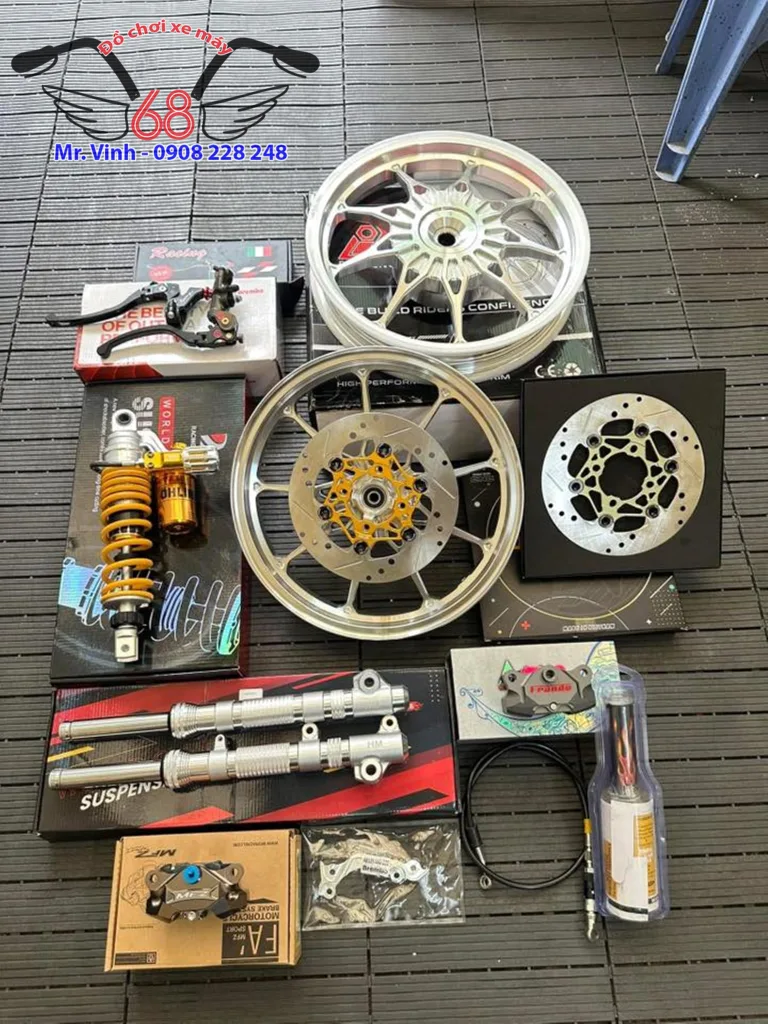 Mâm phuộc độ xe Vario