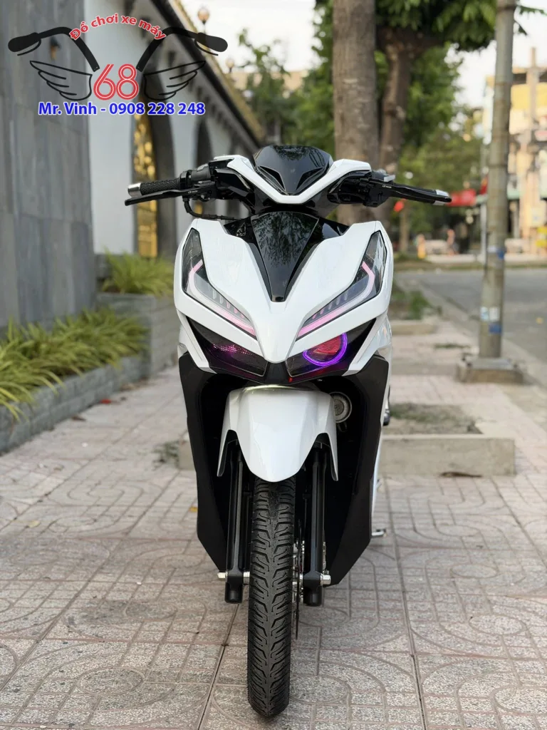 Độ đèn cho xe vario