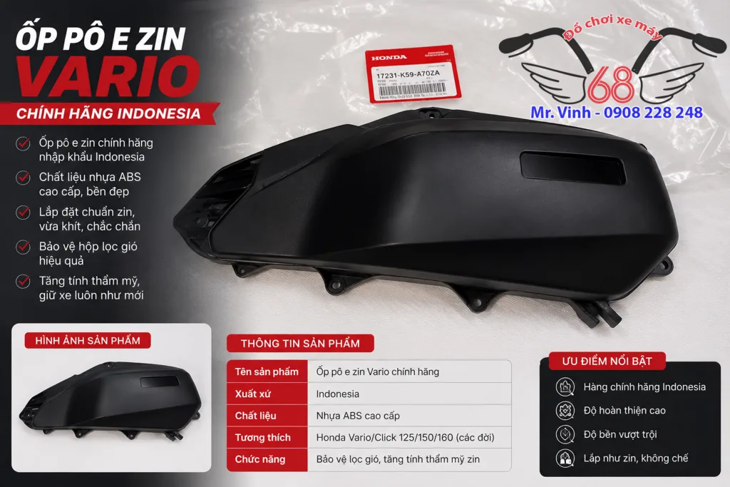 Lộc gió zin xe Vario