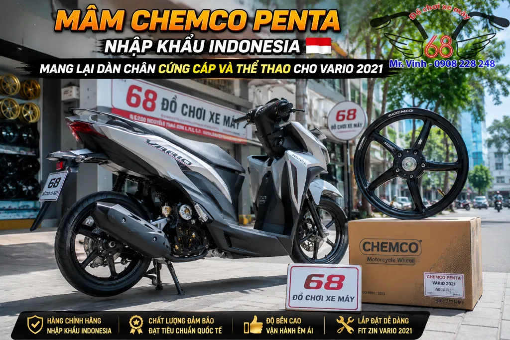 Mâm chemco cho xe vario