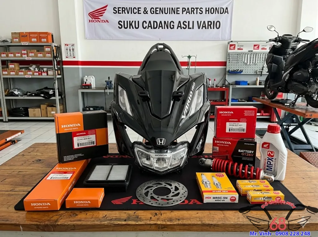 Chi tiết phụ tùng zin xe Vario