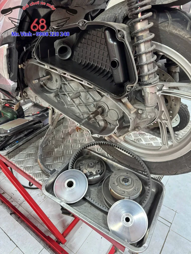 Vệ sinh nồi xe SH